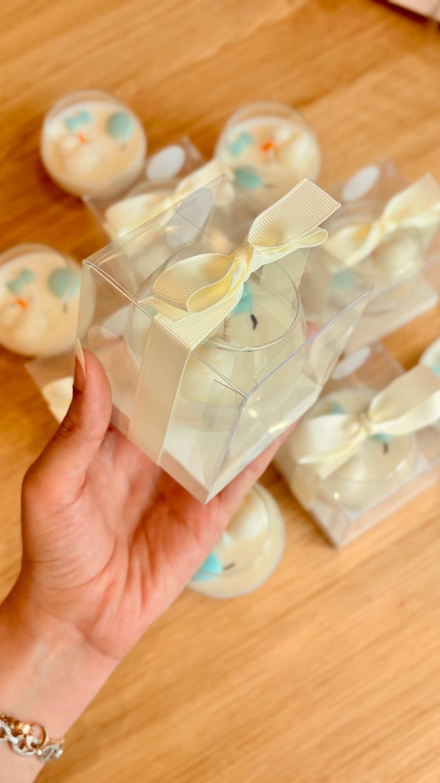 Duck candle giveaways