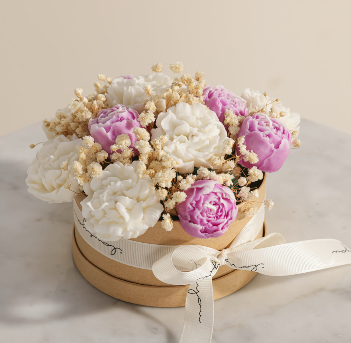 Candle flower bouquet