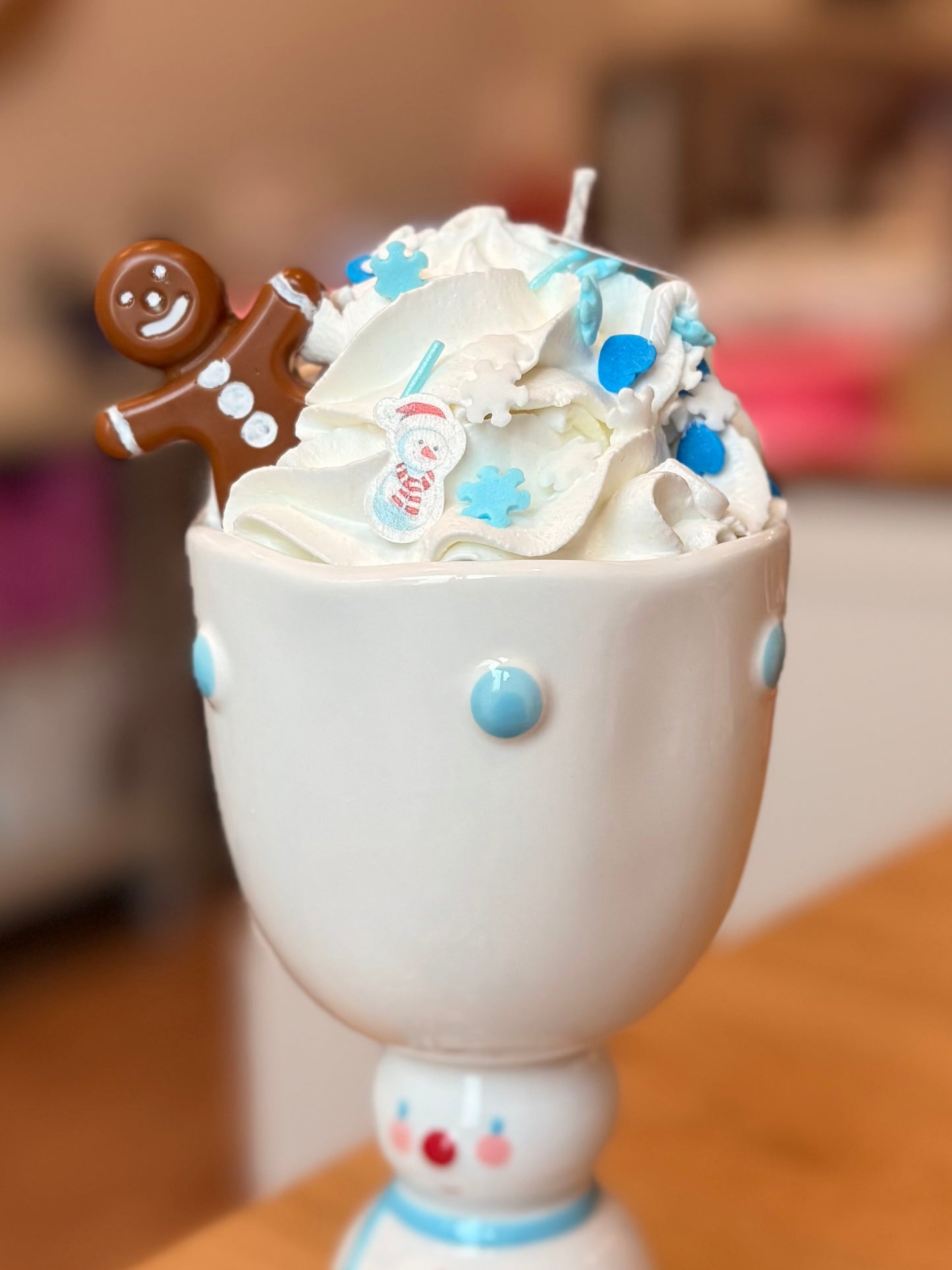 شمعة كوب الشتاء