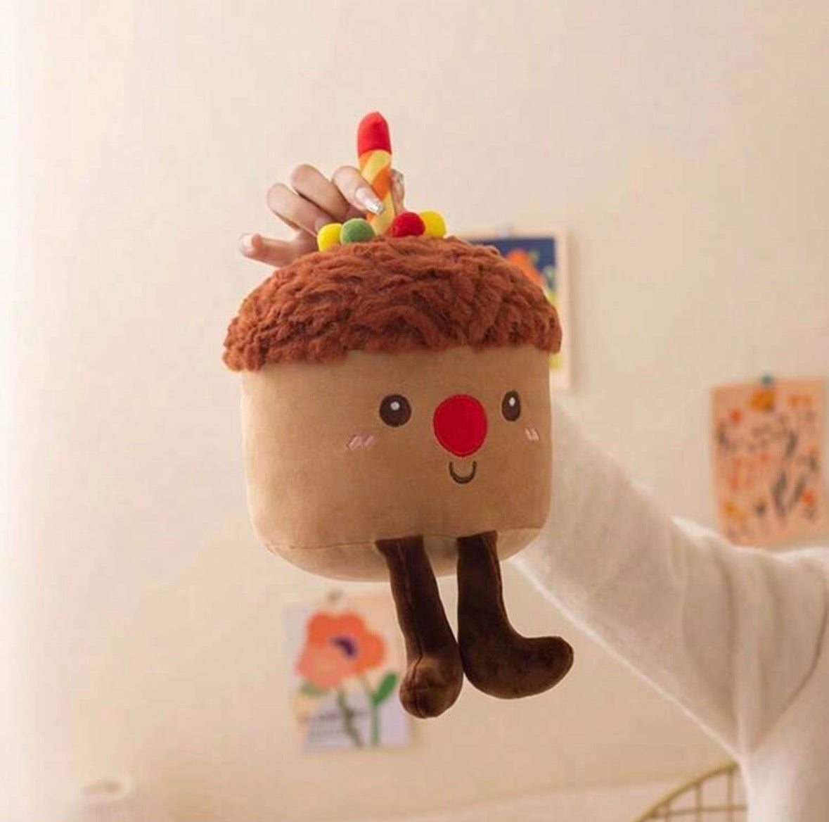 Cute birthday cake doll