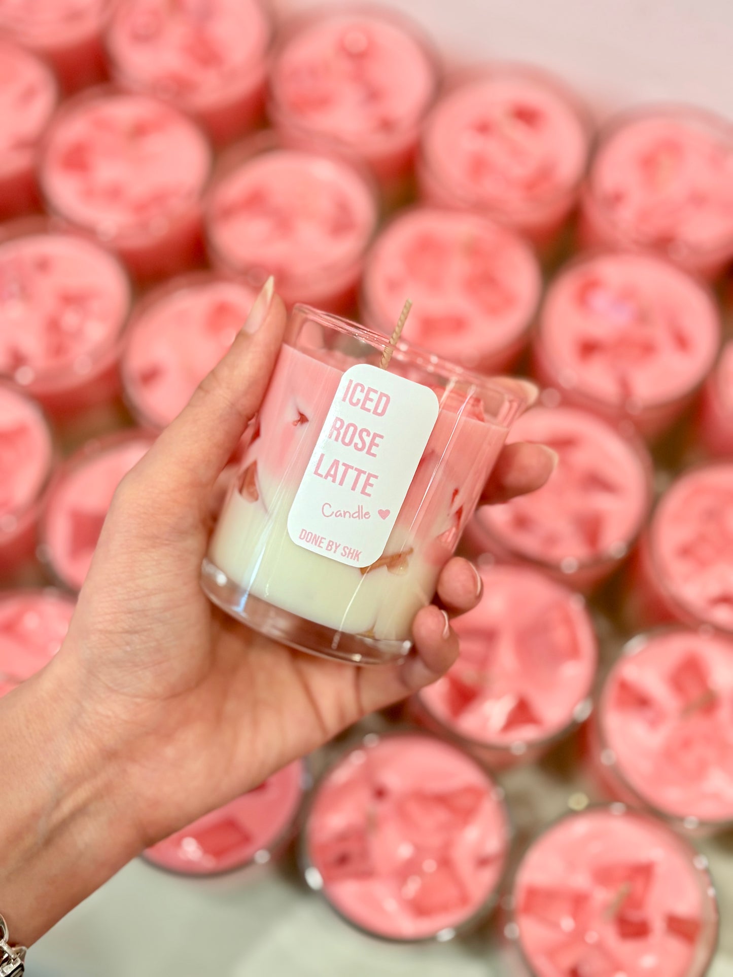 شموع القهوة والاتيه المثلجة