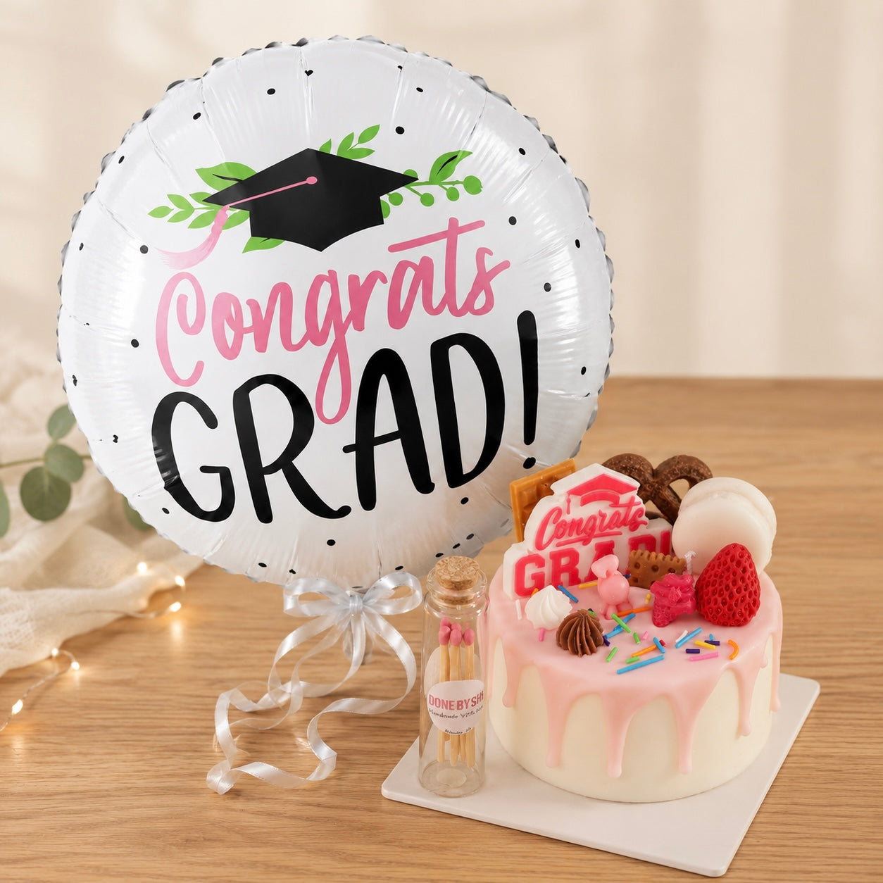 شمعة كيكة التخرج 🎓
