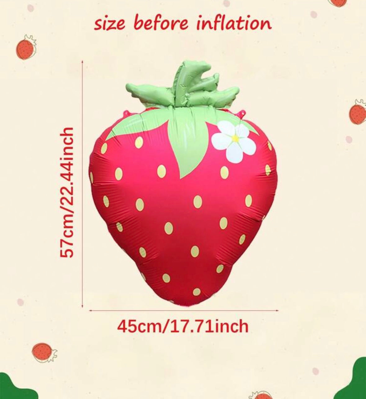 Strawberry balloon