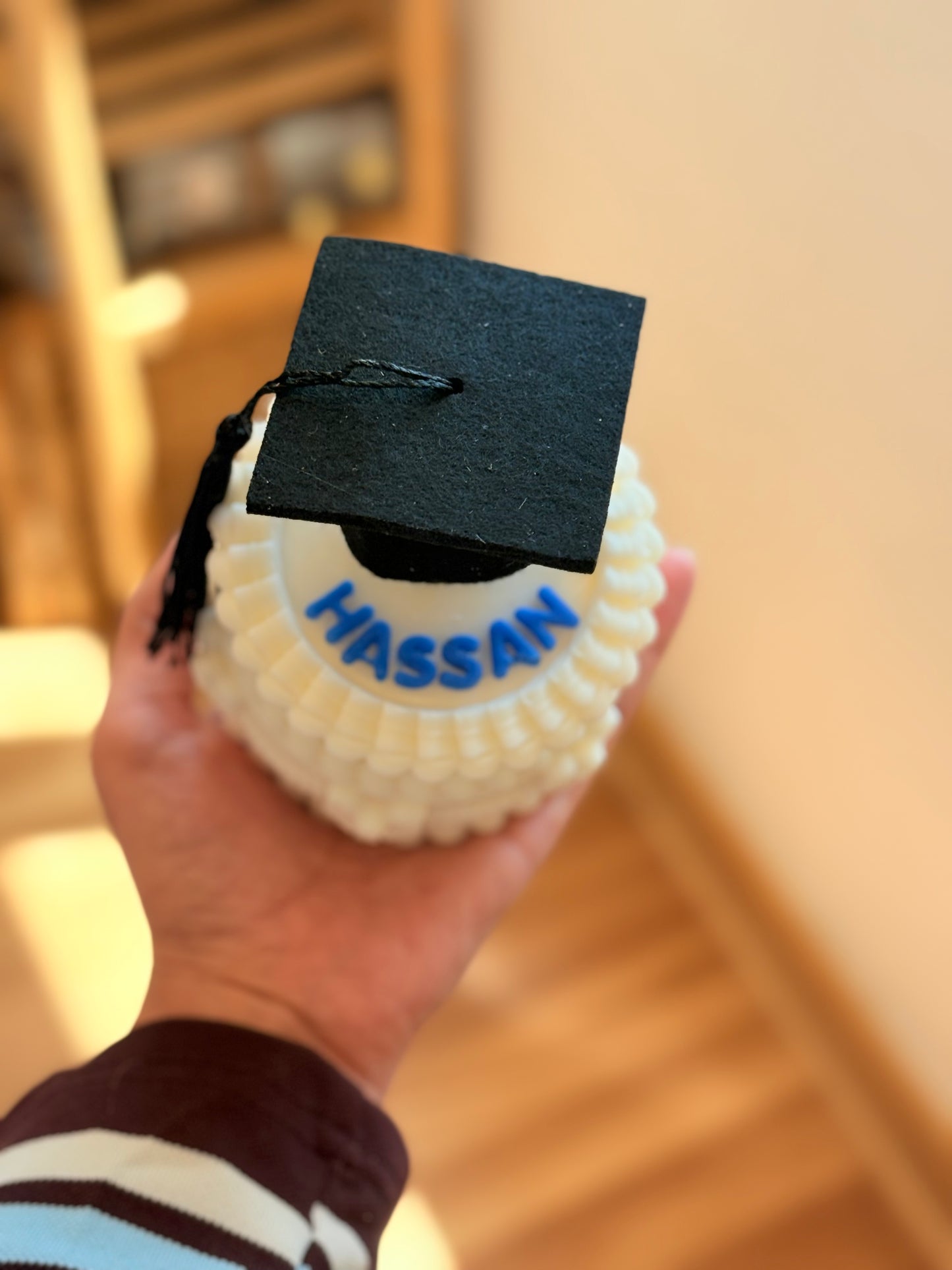 Graduation candle cake
