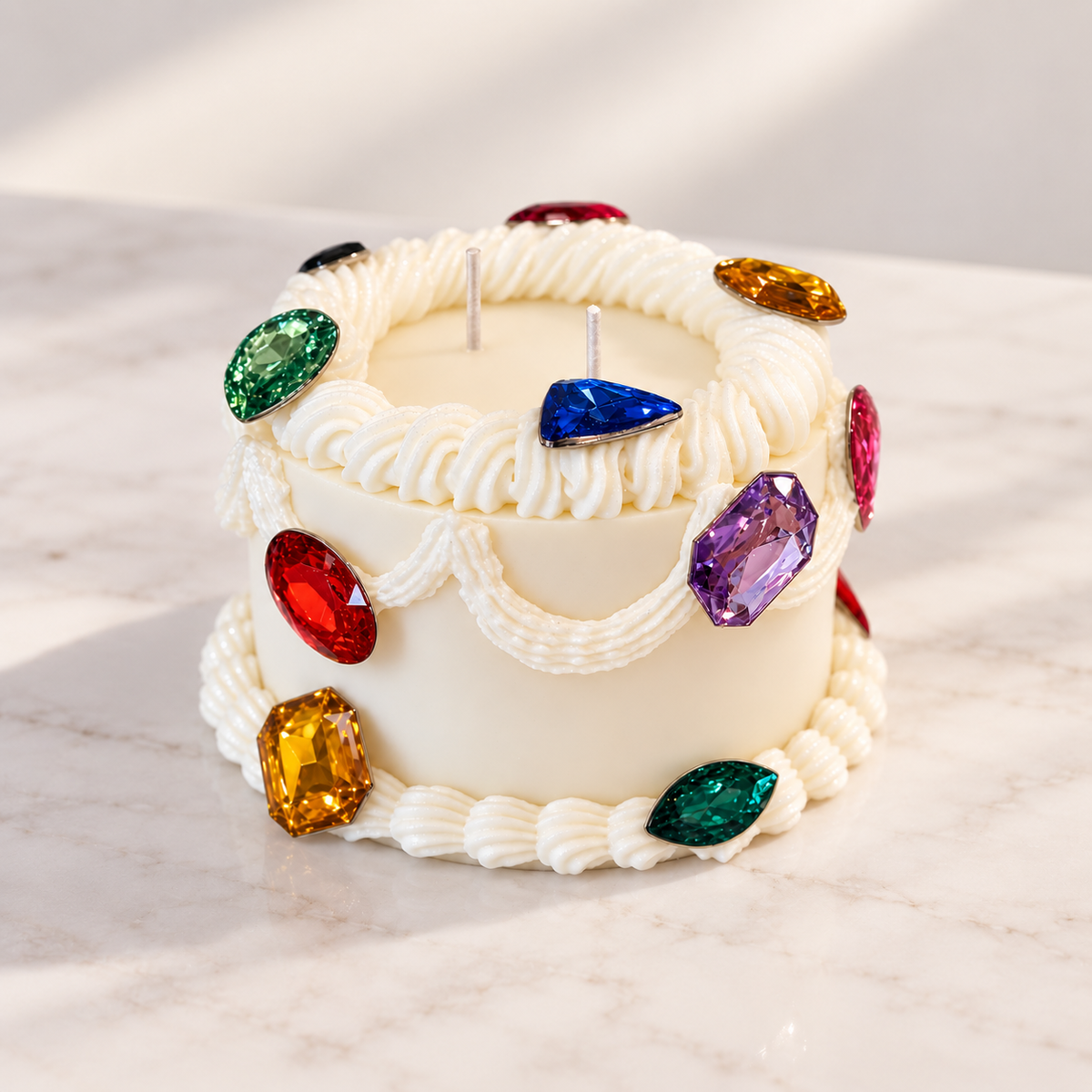 Vintage Gemstone Cake