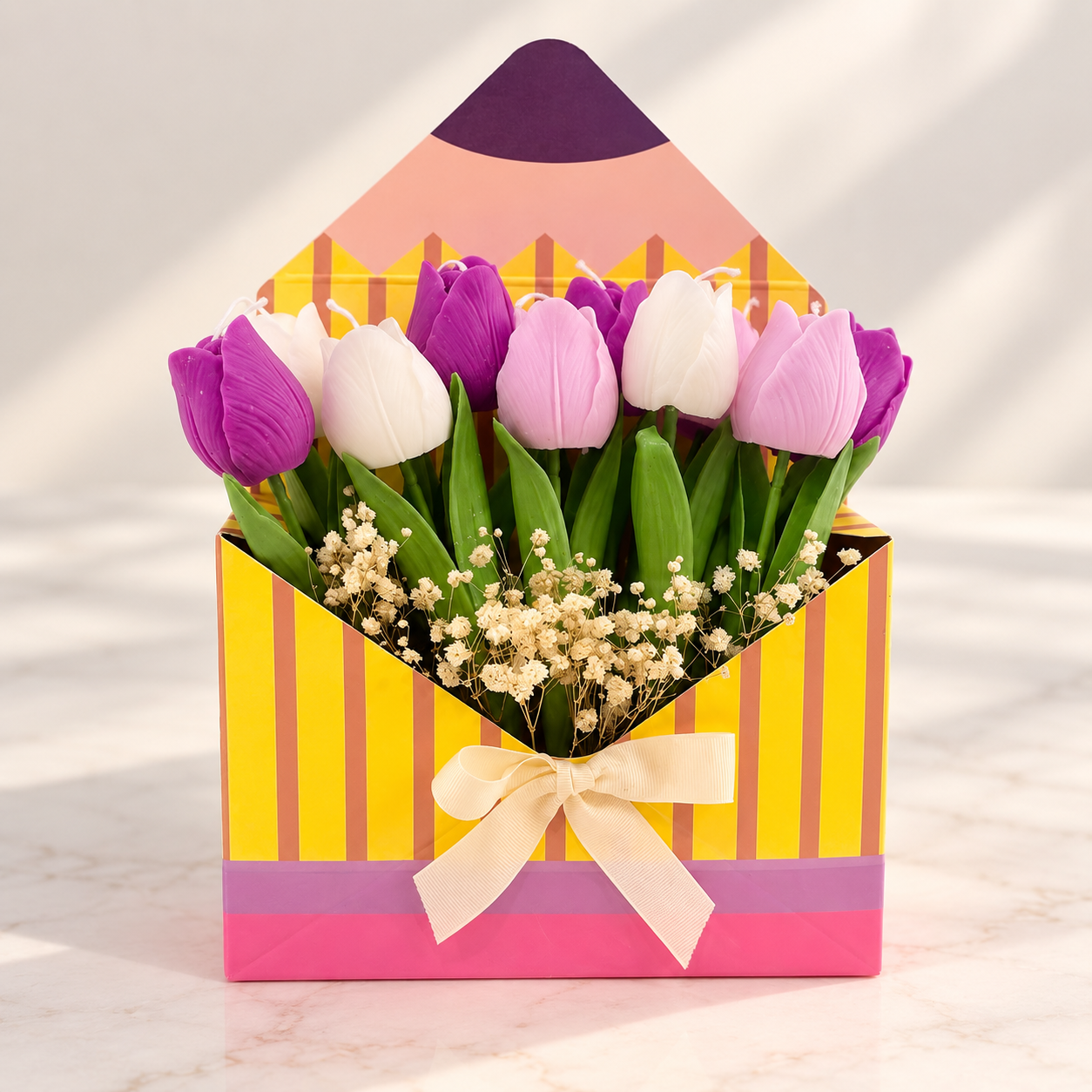 Back to school candle bouquet