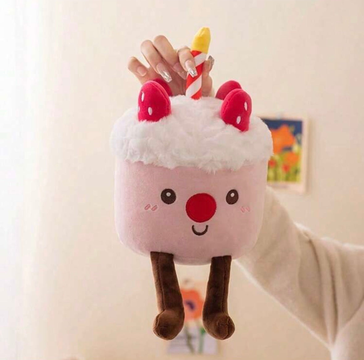 Cute birthday cake doll