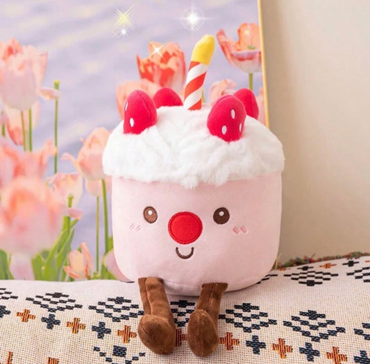 Cute birthday cake doll