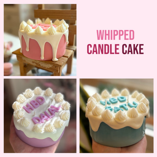 Whipped Candle cake