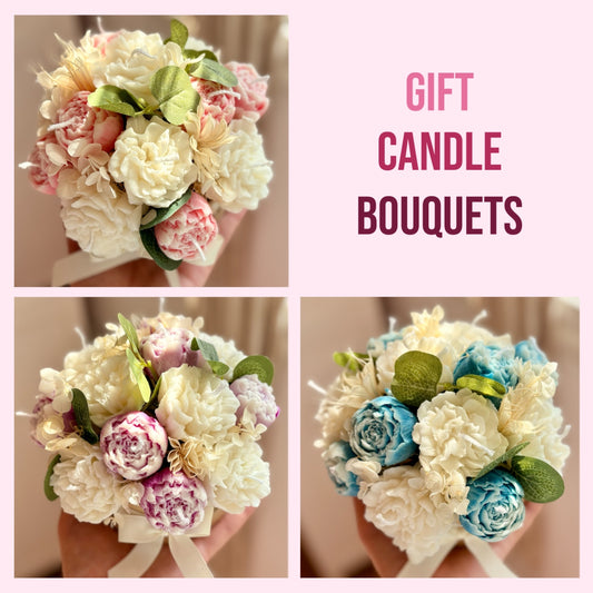 Gift candle bouquet